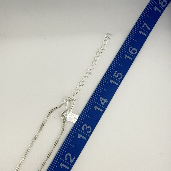 Robert Lee Morris RLM Necklace Wishbone Modernist White Bronze Pendant QVC - Picture 5 of 12